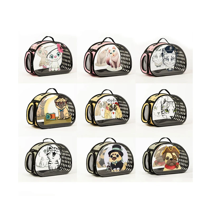 Прочный пластиковый рюкзак для переноски собак портативный путешествий и