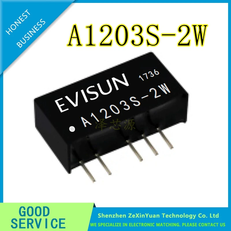 

2PCS-10PCS A1203S-2W DC-DC Isolated Power Supply Module 12V to 3.3V Output