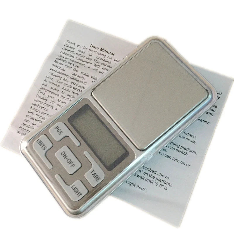 Цифровые Мини-весы электронные карманные весы с ЖК-дисплеем для взвешивания