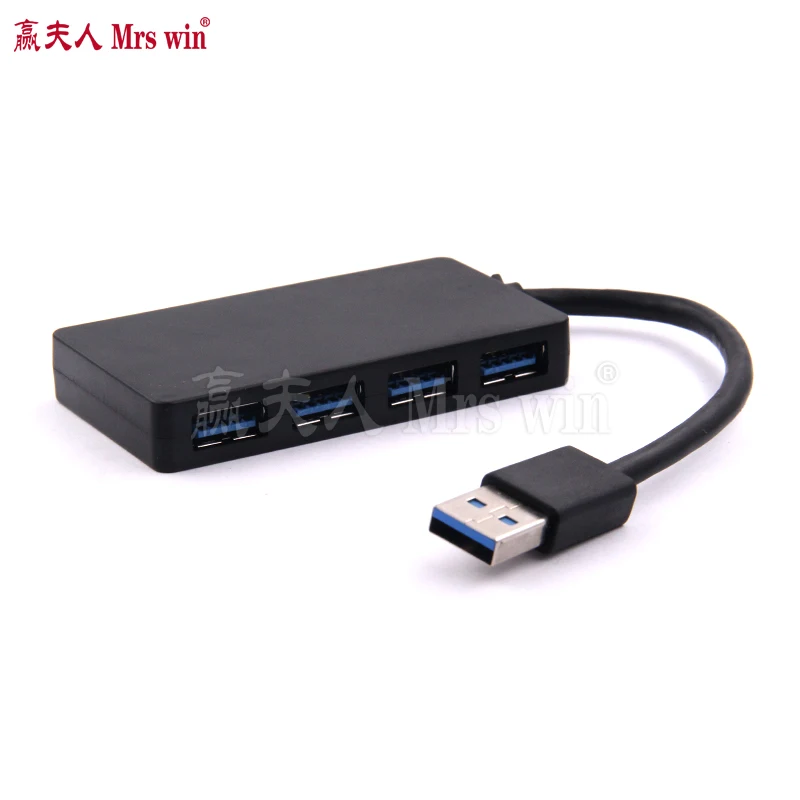 Высококачественный 4-портовый концентратор USB 3 0 5 Гбит/с портативный компактный