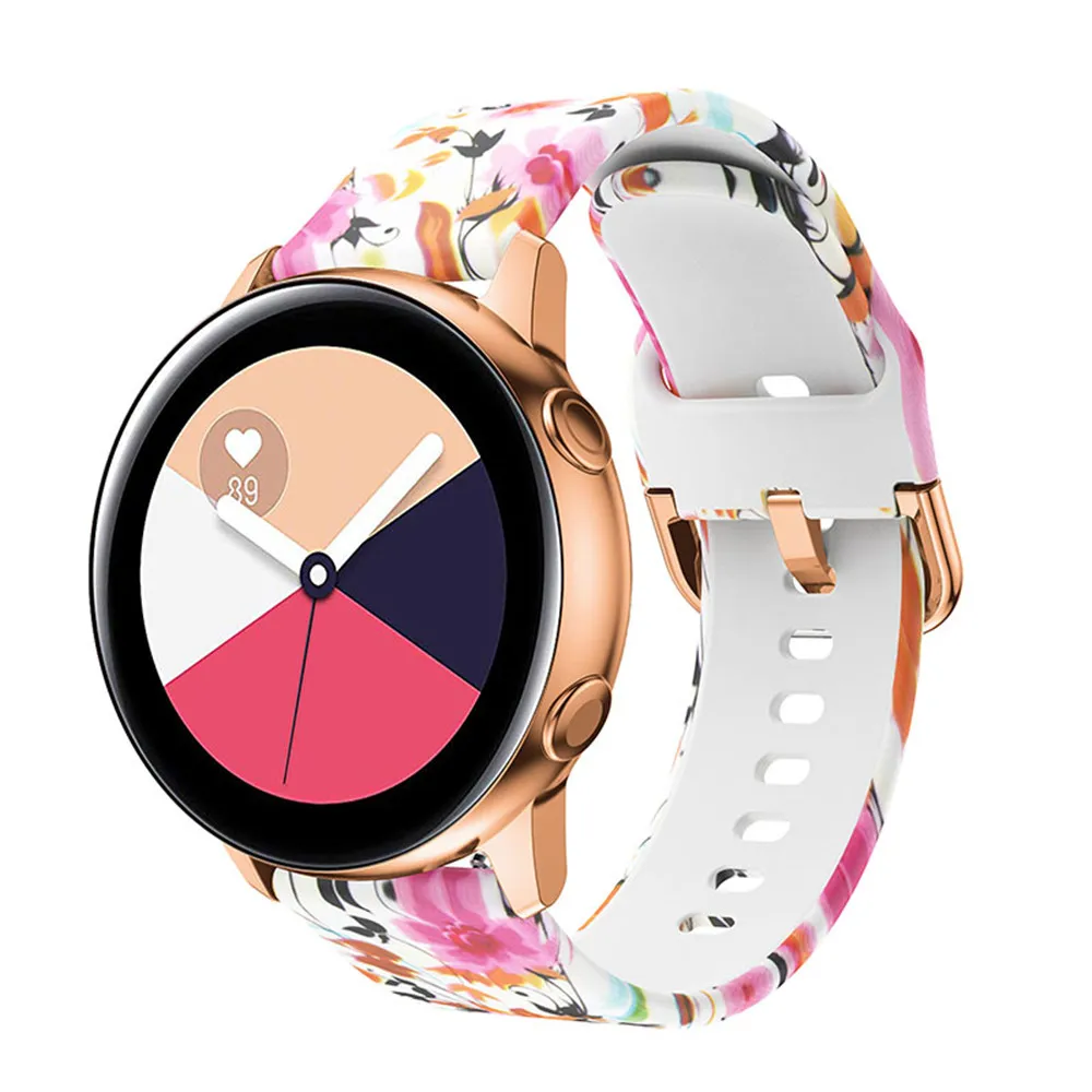Ремешок силиконовый для спортивных часов Samsung Galaxy Watch Active/Gear S2/gear защитный чехол