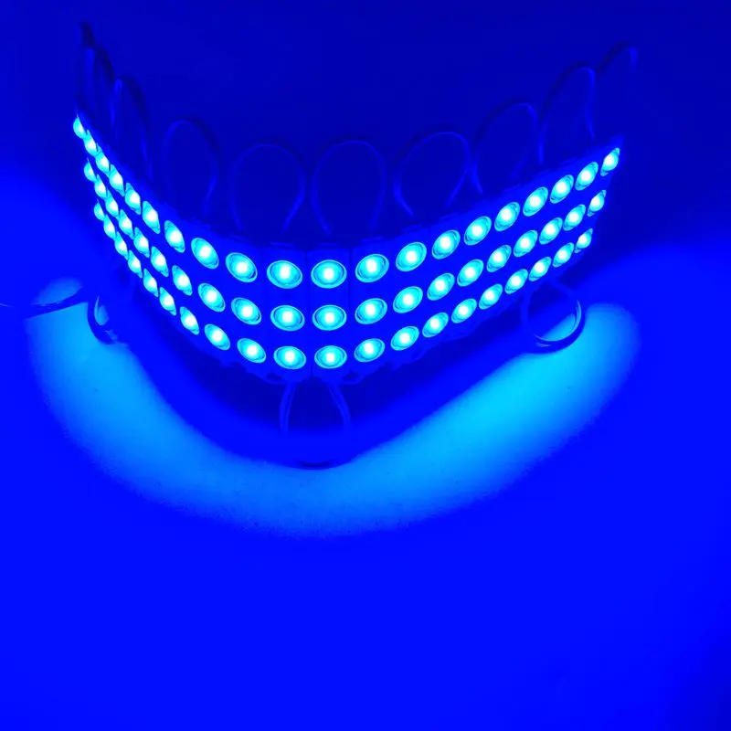 Высокая мощность SMD 2835 Светодиодный модуль 3 светодиода 1 8 Вт впрыска с объективом