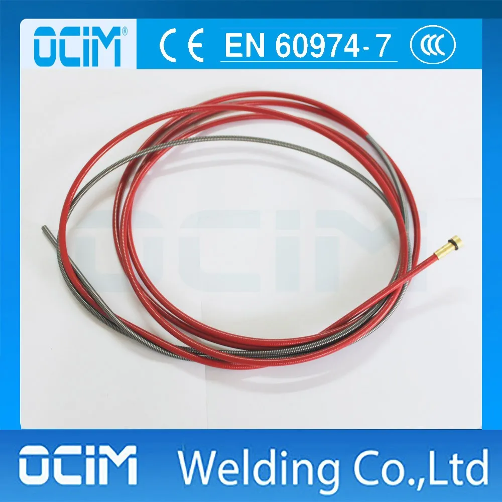 

1pc 4.5M Insulated Liner 2.0/4.0 Blue With Nipple And O Ring For Wire 1.0-1.2mm