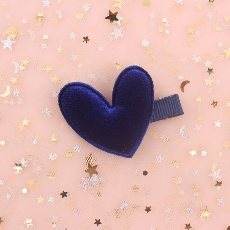 Новинка 2019 года хлопковая ткань модель с сердечком Комбинированная заколка для