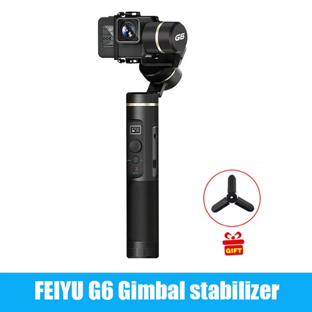G6 Feiyu G6 Экшн-камера Gimbal bluetooth обновленная версия для Gopro Hero6/5 RX0 Xiao Yi PK smooth Q smooth 4 Vimble 2 - Цвет: G6