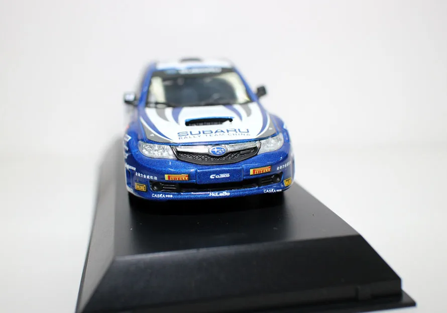 Оригинальный новый специальный литой металл 1/43 SUBABARU Rally Car Home Display коллекционные