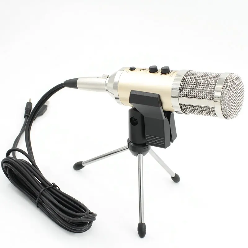 Студийный микрофон USB конденсаторная запись звука добавление подставки