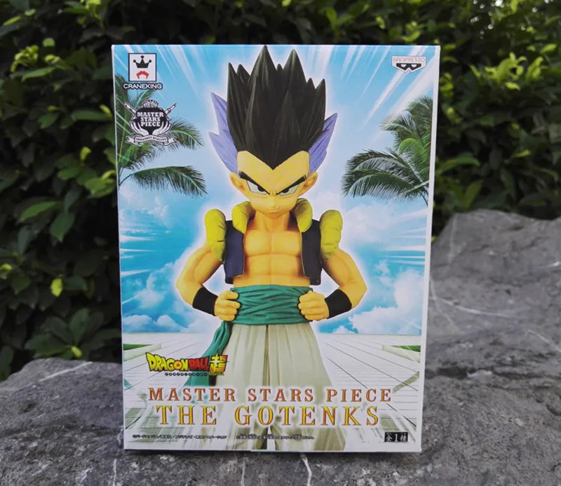 20 см Dragon Ball Z Master Stars Piece MSP Super Saiyan Son Goten trunks Gotenks фигурка игрушка кукла - Цвет: Gotenks WITH BOX