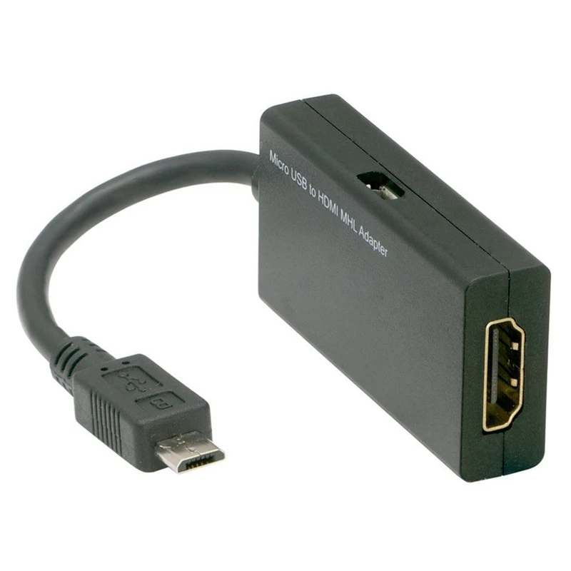 Адаптер Micro USB HDMI для ТВ монитора 1080P HD аудио кабель и совместимый видеоконвертер