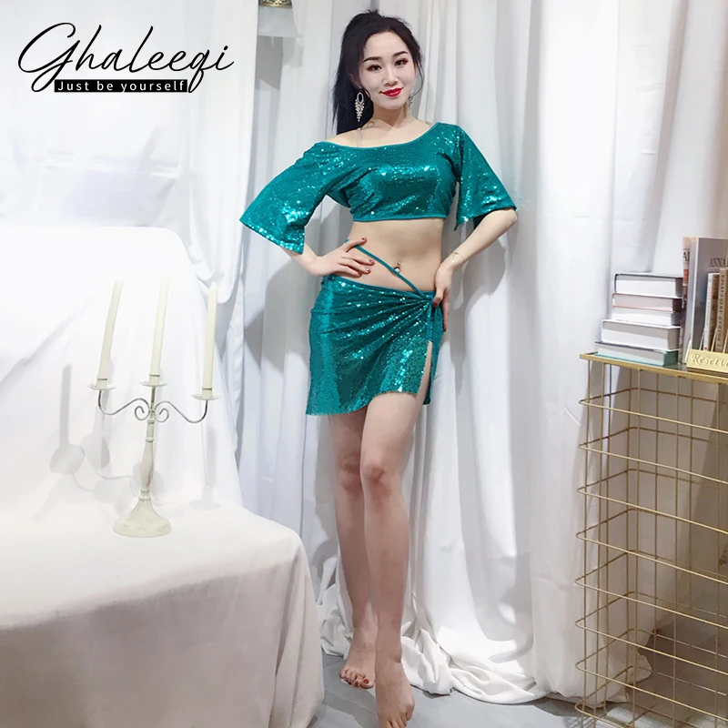 Belly Dance Dress Female 2019 New Encouragement Suit Oriental Beginners Practice Gonggong Exercise Clothes Sexy |