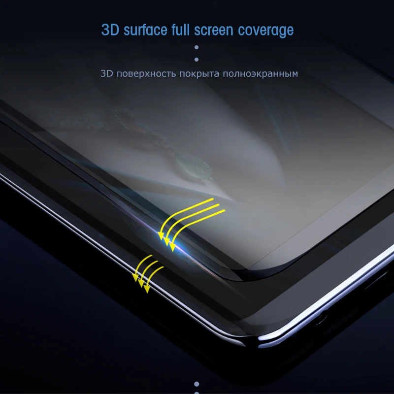 Защитная пленка для экрана Samsung Galaxy S9 S8 Plus S10 закаленное стекло с полным покрытием