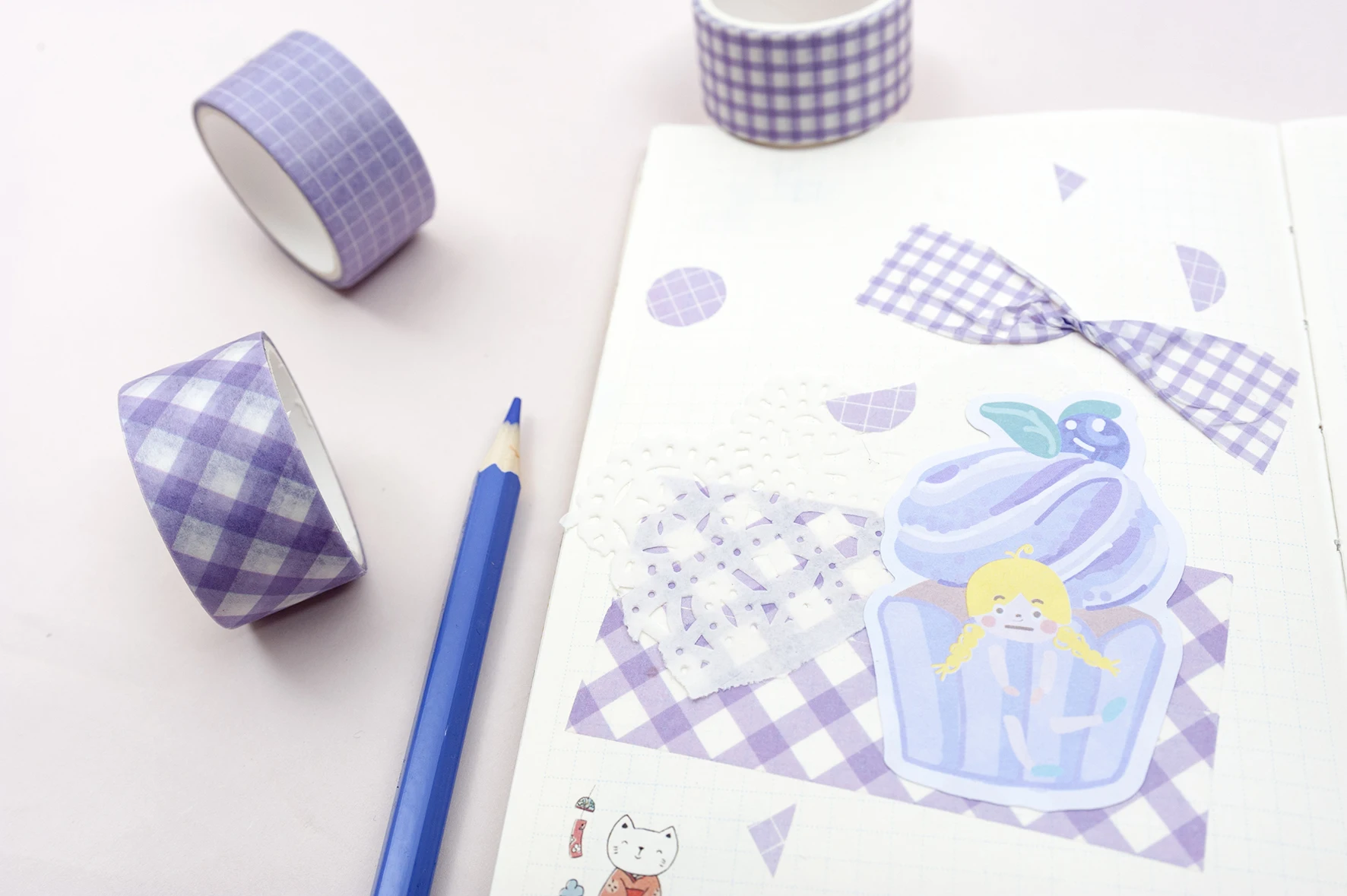 3 шт./партия декоративная сетка Bullet Journal васи лента DIY Скрапбукинг маскирующая лента декоративная клейкая лента Этикетка канцелярские товары