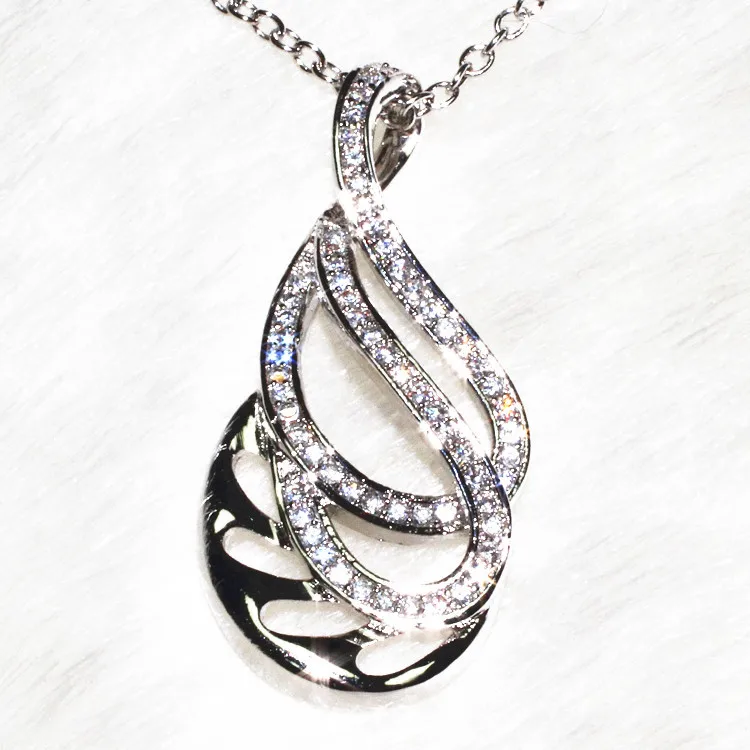 Твист линия тренд кулон ожерелье ручной работы 69 камень зерна ALW1893 | Украшения и