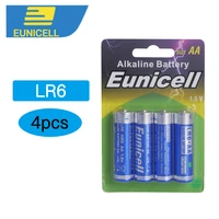 eunicell 4pcslot aa batteries r6p lr6 aa 1 5v alkaline duty battery primary and dry batteries 2a for radio camera toys etc