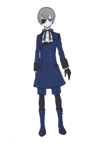 

Black Butler Kuroshitsuji Ceil Phantomhive Cosplay Costume Free Shipping Custom Made for Halloween and Christmas