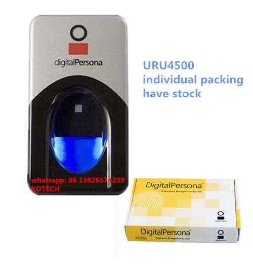 Считыватель отпечатков пальцев URU4500 цифровой персональный USB био сканер сенсор