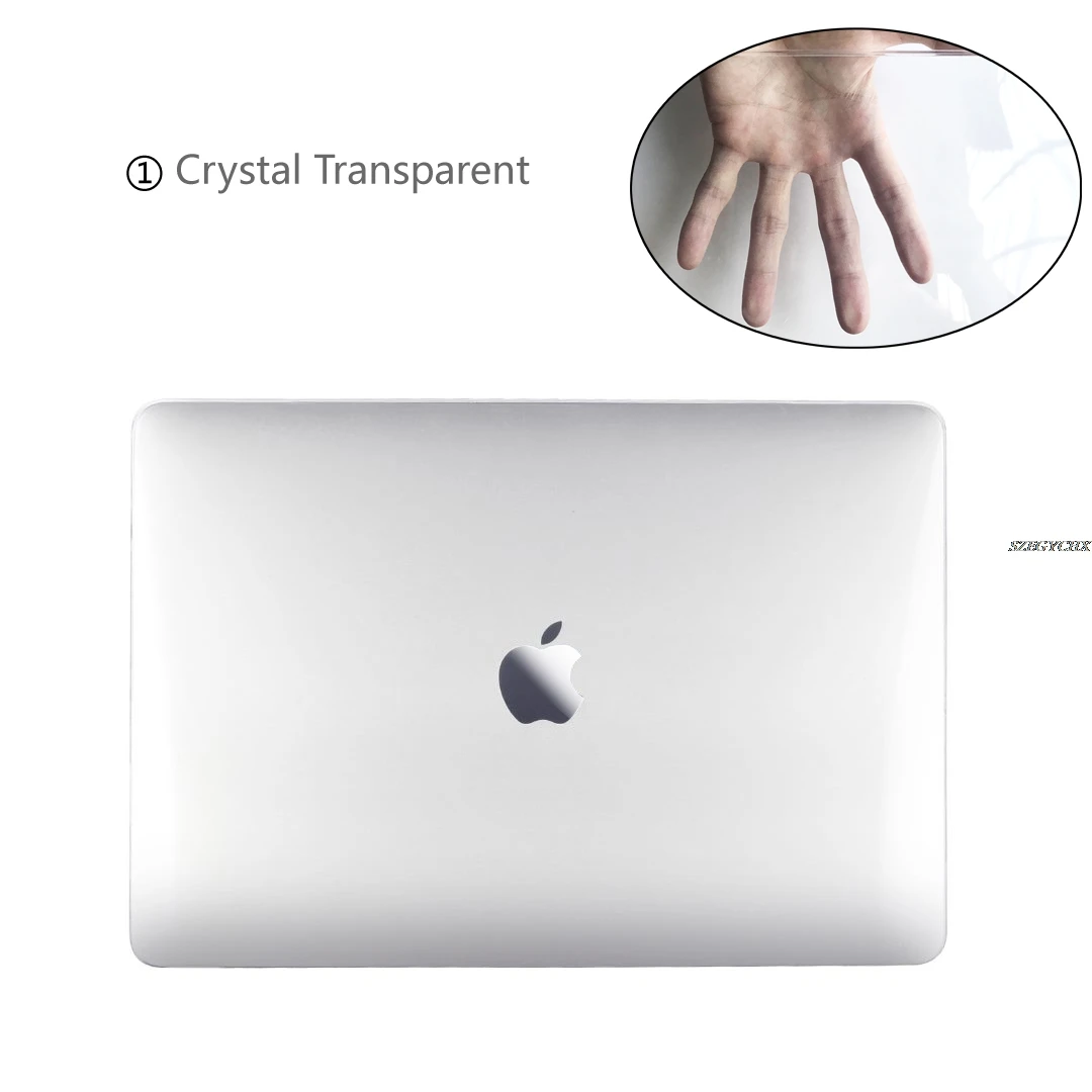 Матовый чехол для ноутбука MacBook Air 11 retina 12 Pro 15 touch bar A1707 Pro 16 A2141 Air 13 Touch ID A1932 чехол