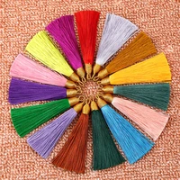 5pcslot 26 colors cotton silk tassel brush cords for earrings car bag tassels charm pendant diy jewelry making findings