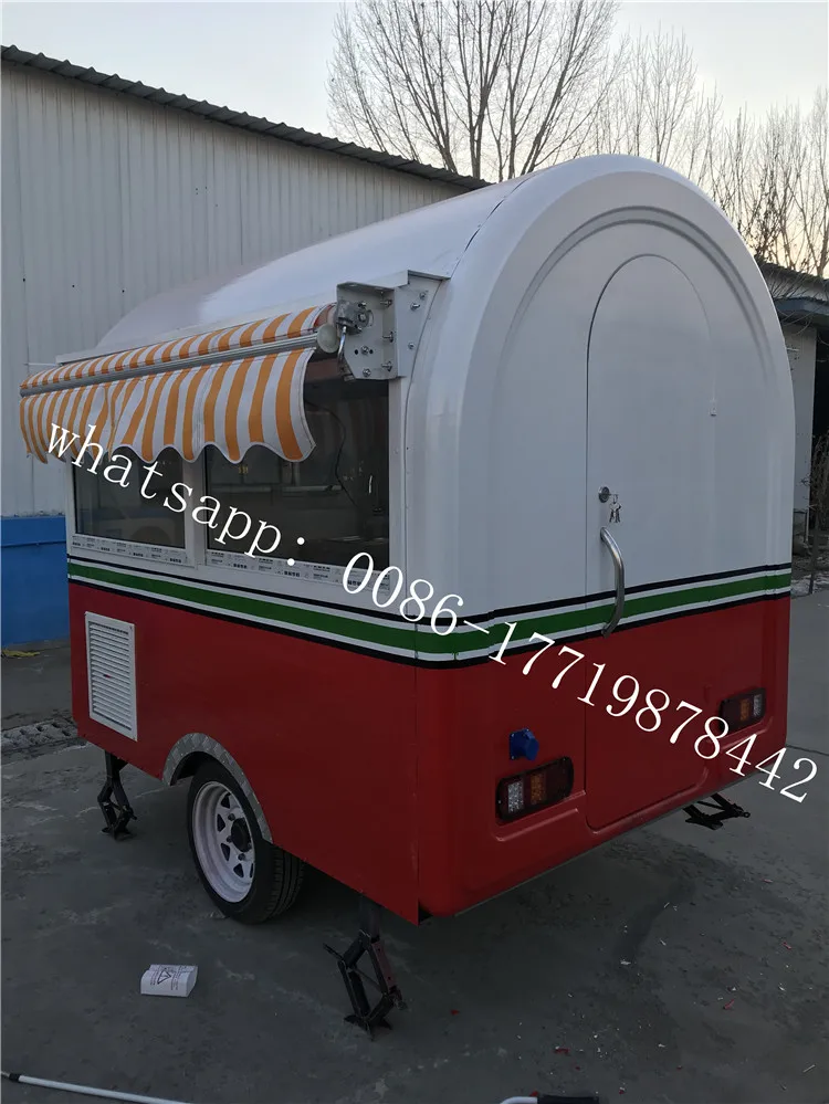 Индивидуальная тележка для фаст фуда мороженого мобильный прицеп Еды Тележка