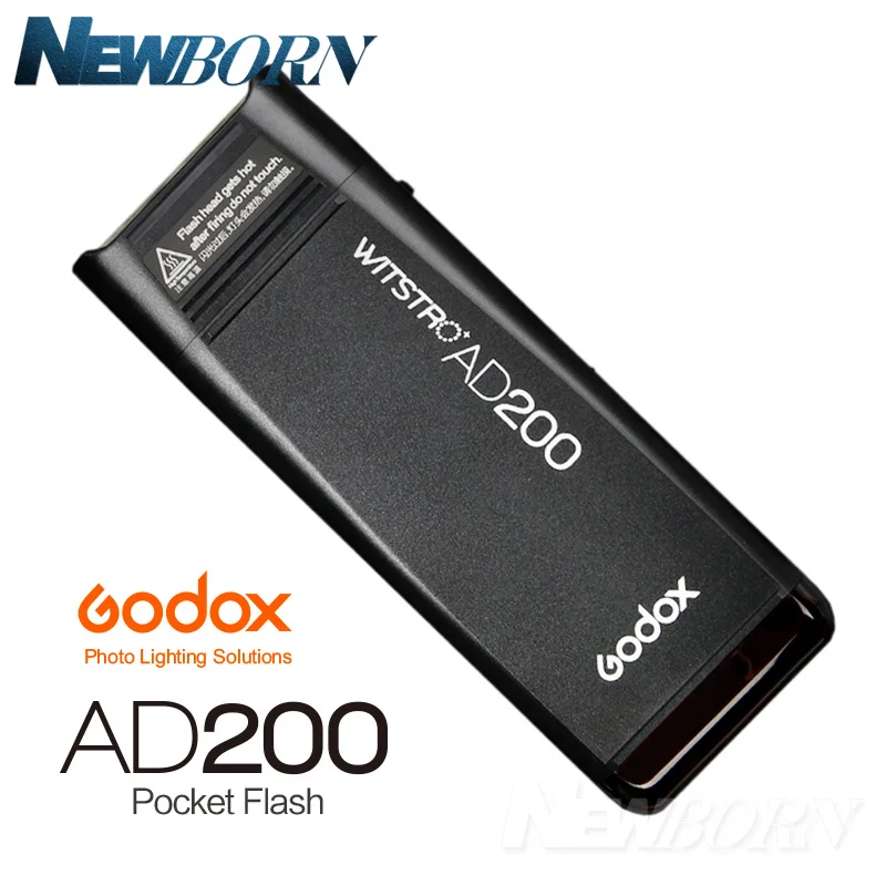 Godox AD200 200Ws ttl GN60 HSS Вспышка Встроенная 2,4G Беспроводная+ Xpro-C/N/F/S/O передатчик для Canon Nikon Fuji sony Olympus камера - Цвет: AD200