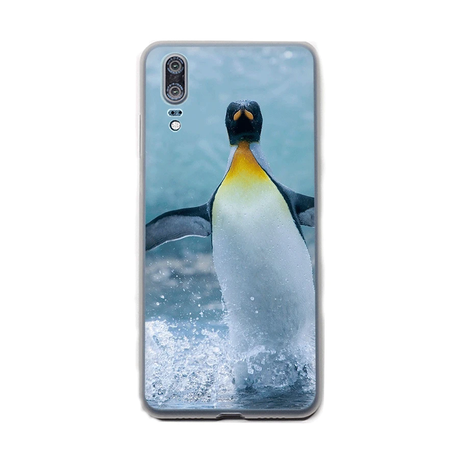Чехол Desxz с милым пингвином полярным медведем для Huawei Honor 6A 6C 7A 7X 8 9 Lite 9i 10 Play 8C Note