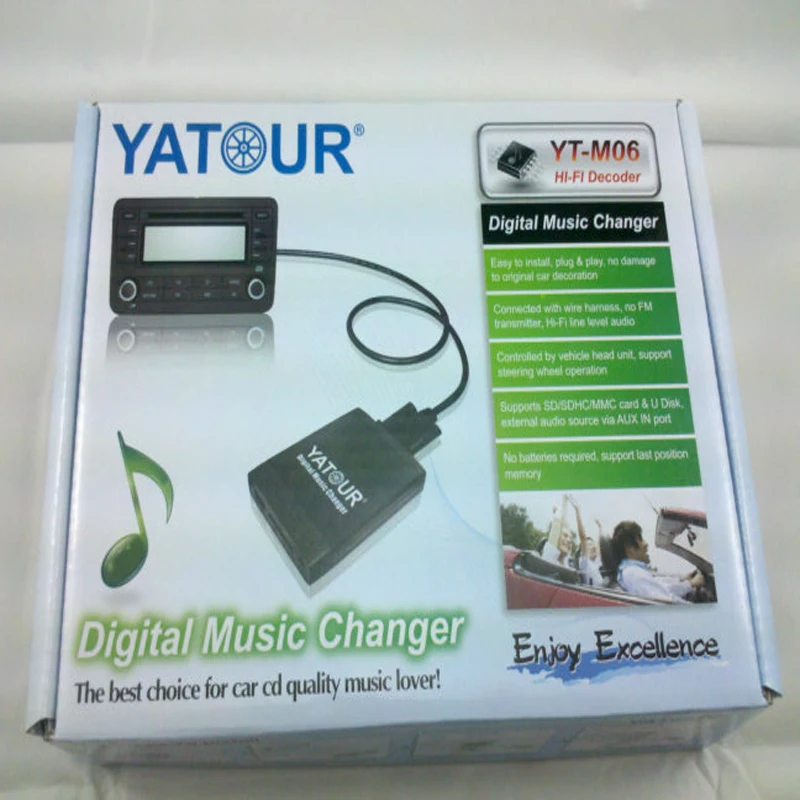 Адаптер Yatour TOY1 + USB устройство смены компакт-дисков цифровой музыкальный