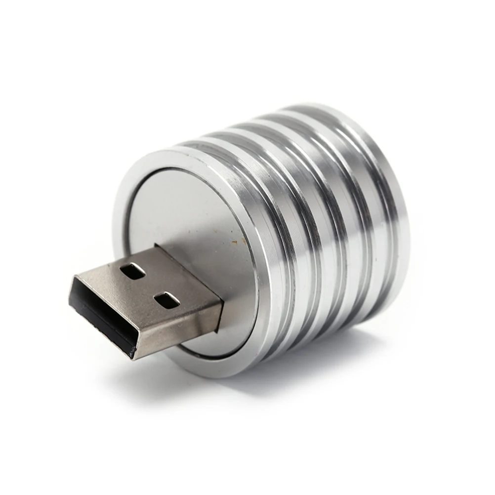 USB Светодиодный точечный светильник 3 Вт переносной налобный фонарь мини 5 В флеш