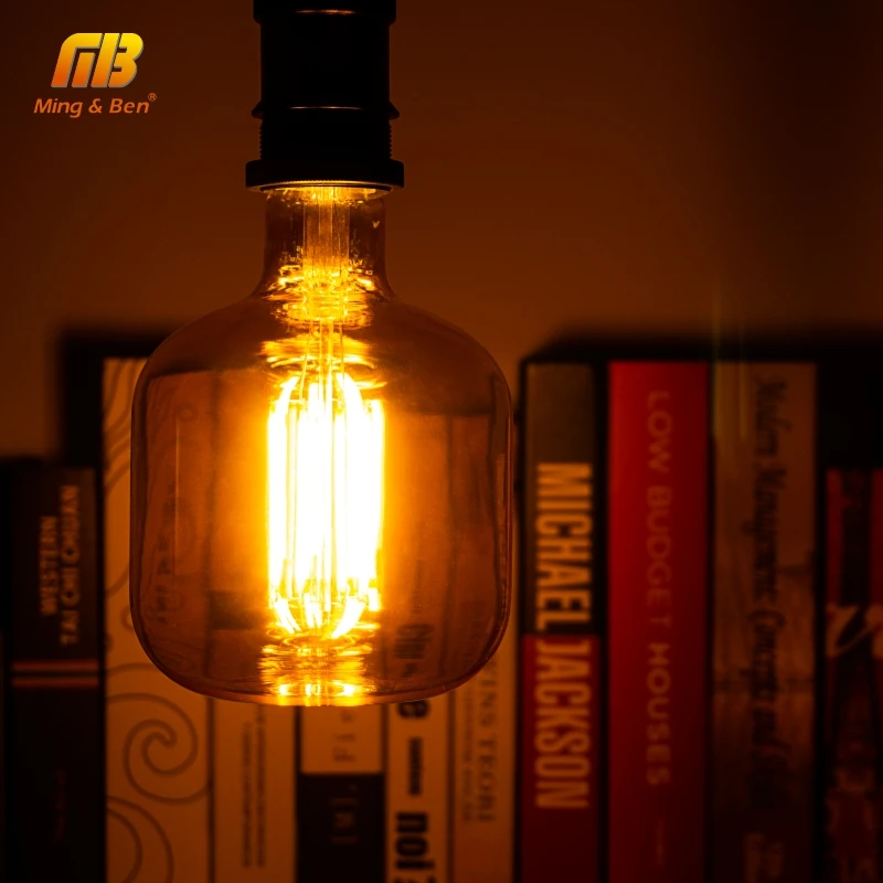 Светодиодсветодиодный лампа Эдисона в стиле ретро E27 4 Вт 240 В переменного тока