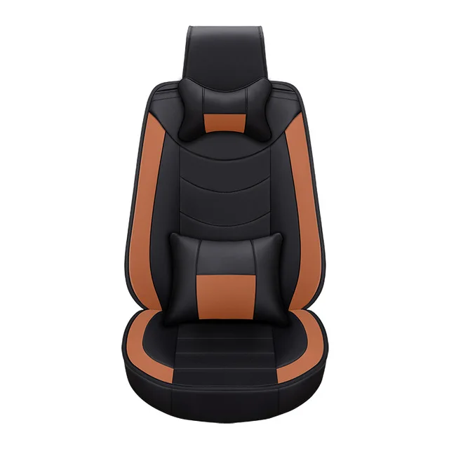 Orange LCRTDS Чехол для автомобильного сиденья кожаный для Kia ceed cerato SORENTO, Sportage 3 r soul 2010 2009 2008 2007 - Название цвета: Orange