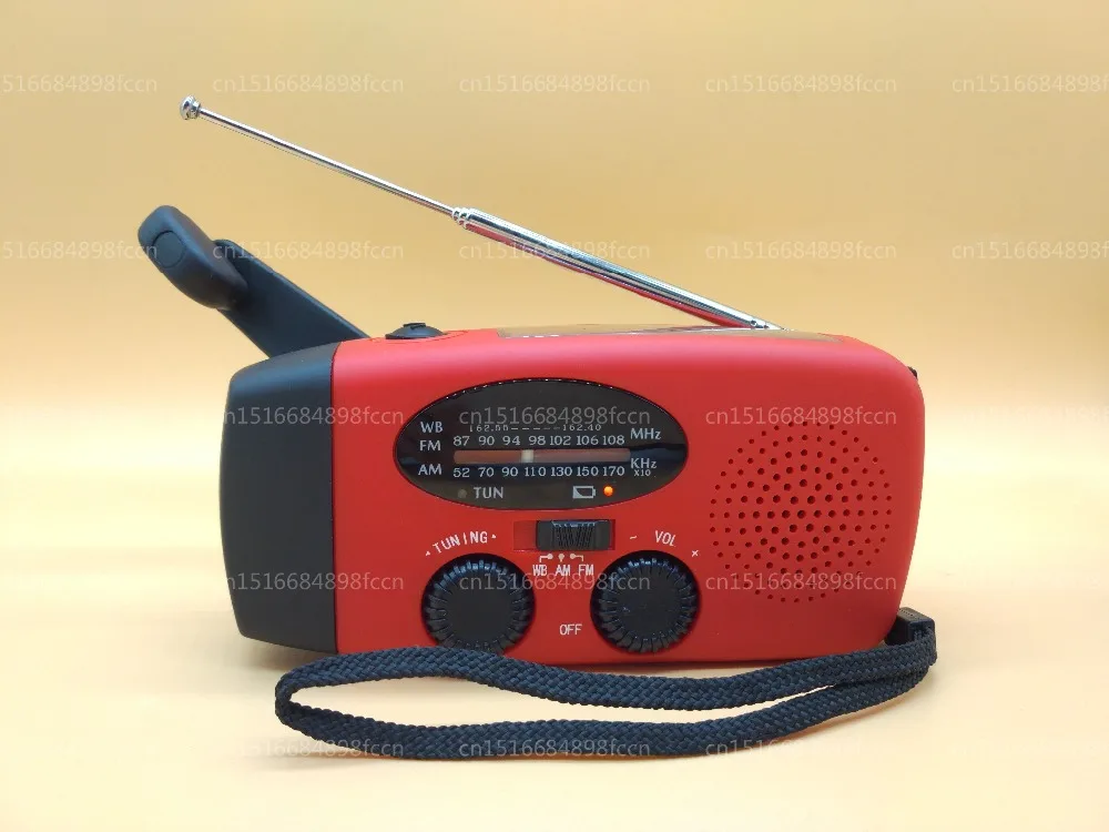 Аварийное солнечное радио светодиодный фонарик зарядное устройство для