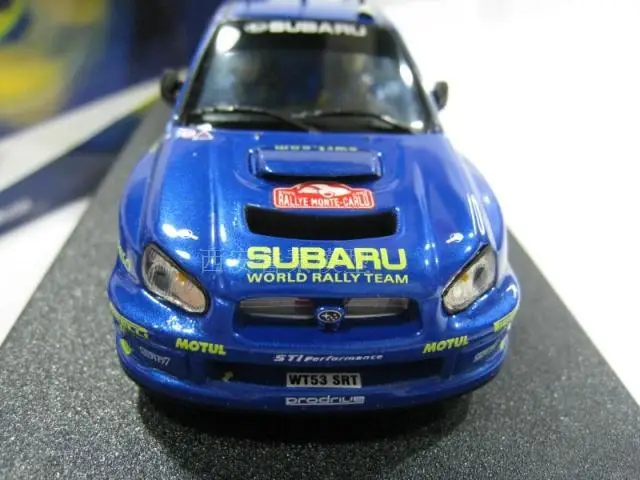 I XO 1:43 Su baru impreza WRC#5 2005 литая модель автомобиля металлические игрушки подарок на день рождения для детей