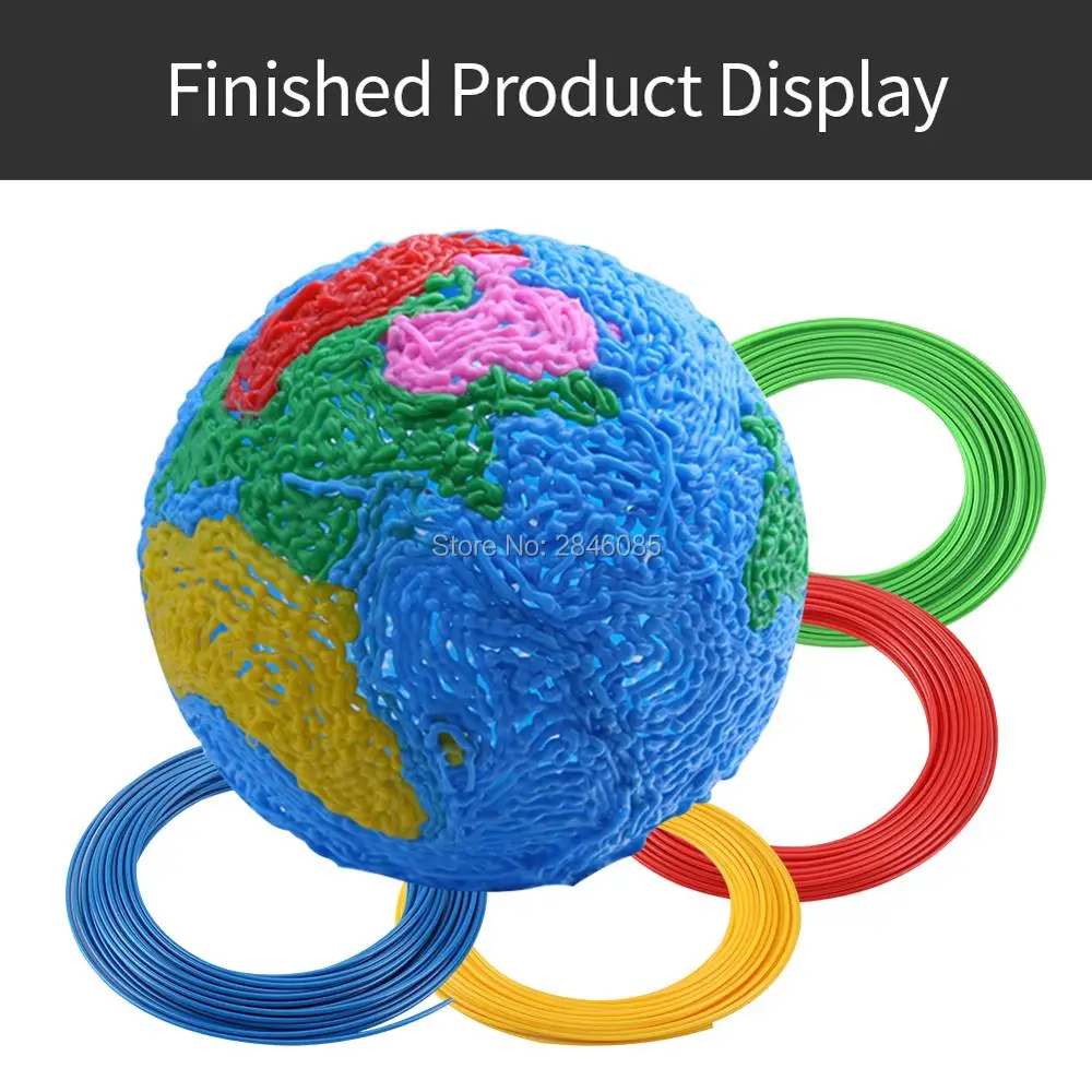 CREALITY 3D 10 м x 10 цветов, материал для 3D печати, нить для 3D ручки PLA 1,75 мм для 3D принтера Impresora, ручка-карандаш