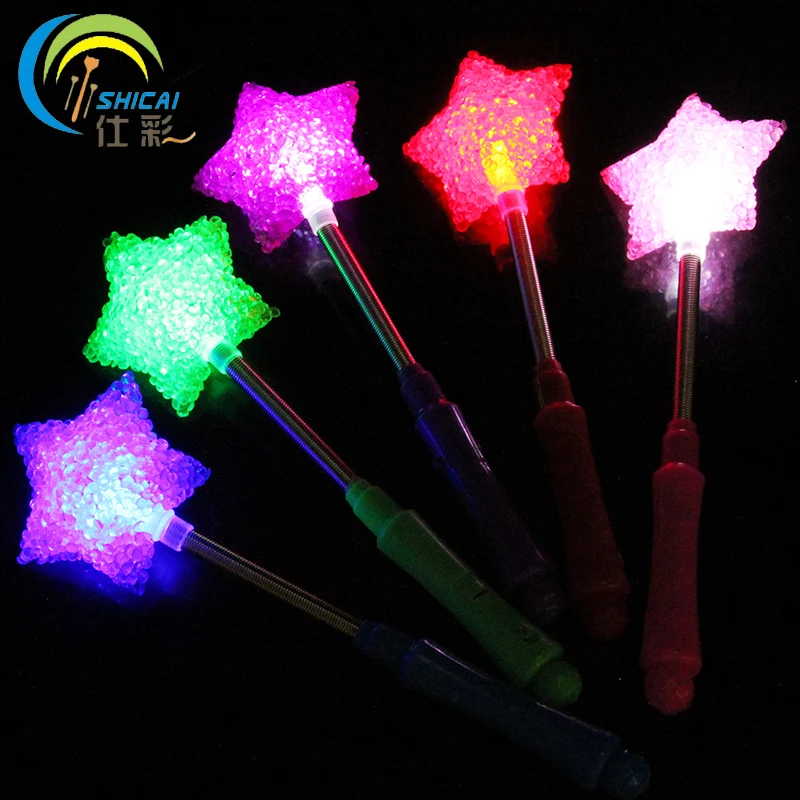 5 шт./мигающие палочки с весенней мигающей звездой светодиод для вечерние ринки