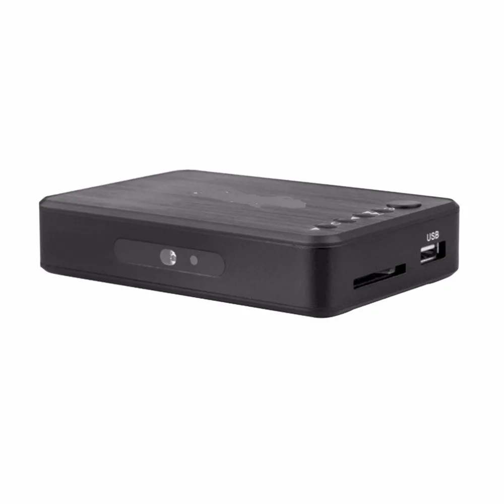 Mini Portable Full HD 1920x1080 HDMI VGA AV USB Hard Disk U Disk Player Multimedia Player H7 For Home Car Office