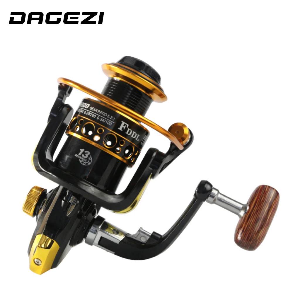 Рыболовная удочка DAGEZI комбинированное спиннинговое колесо с леской морская