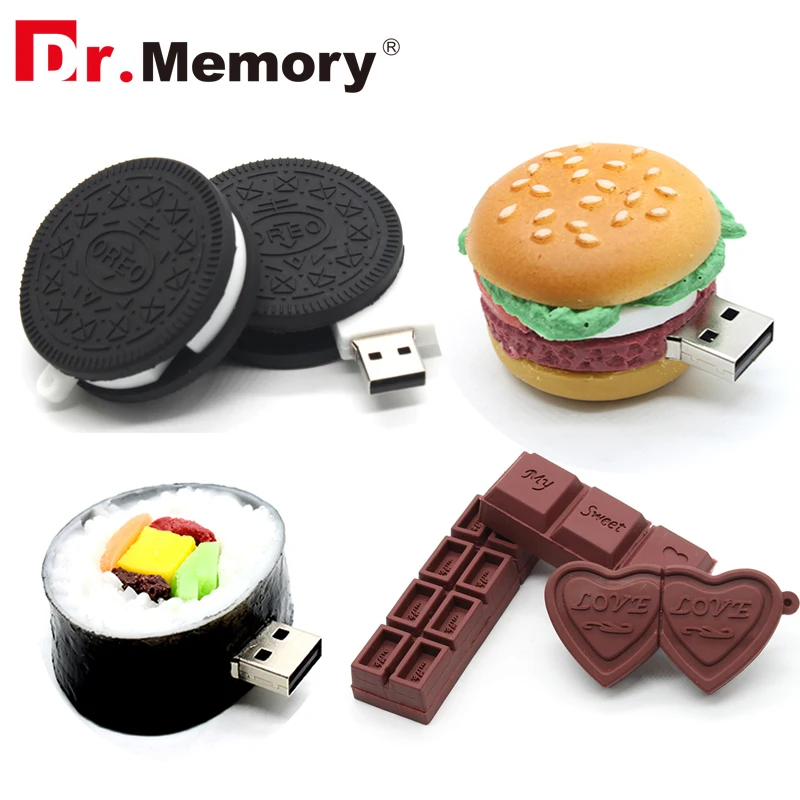 

USB-флеш-накопитель в виде шоколадного печенья, 16-64 Гб