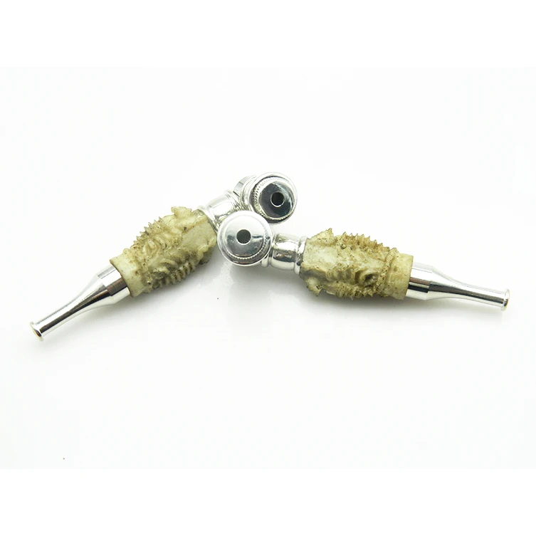 2 шт./лот смола в стиле морепродуктов с металлической трубкой для курения табака