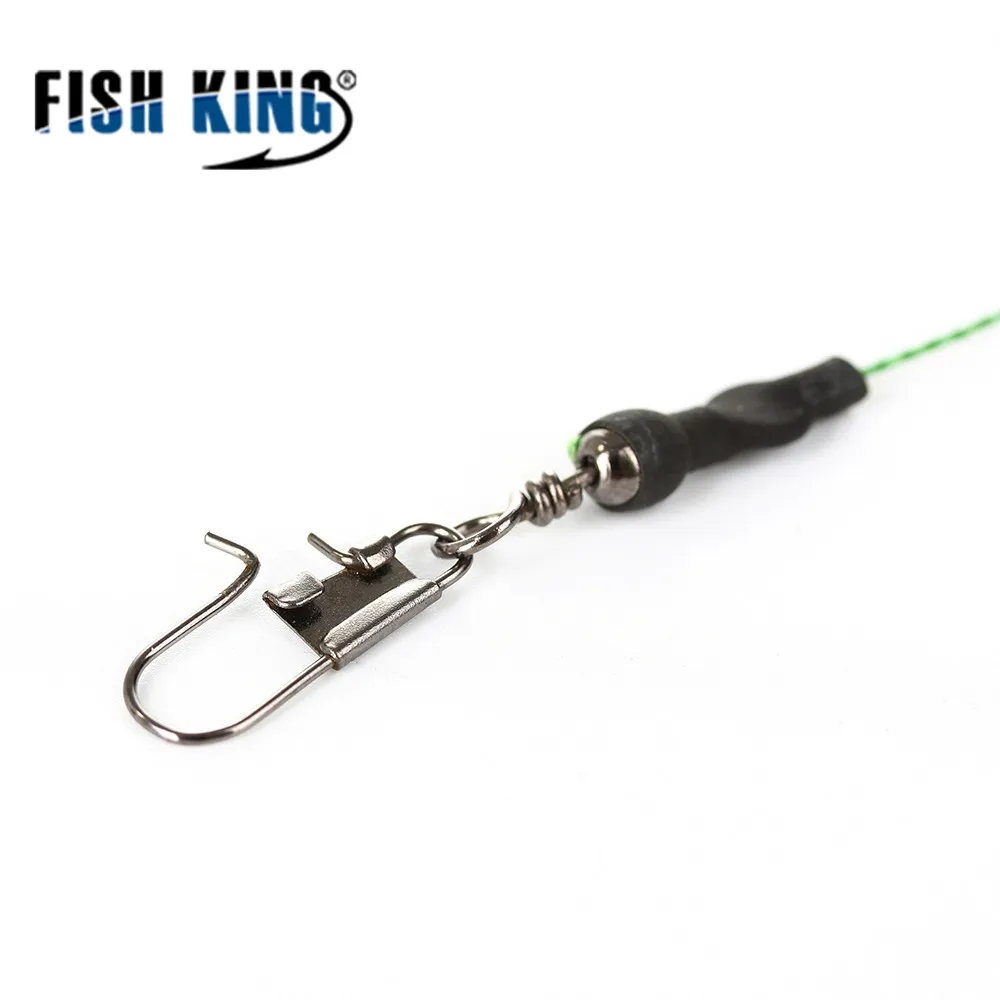 FISH KING 1 шт. два крючка 20 г-80 г карповая ловушка корзина фидер держатель приманка клетка рыболовные аксессуары с разъемом для кормушки карпа