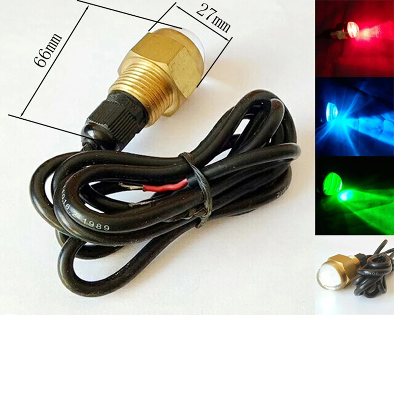 

Латунный подводный светодиодный светильник 12 В для лодки, яхты, аксессуары для лодки 12 Вт