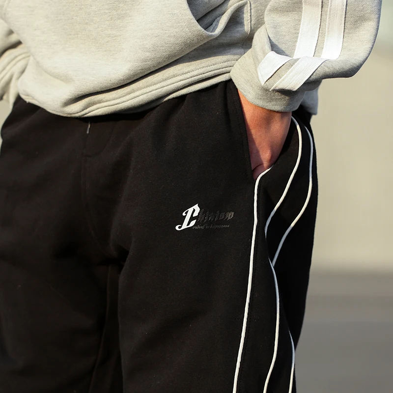 CHINISM 2018 Весна мужские боковые три полосы брюки хип-хоп шаровары Джоггеры