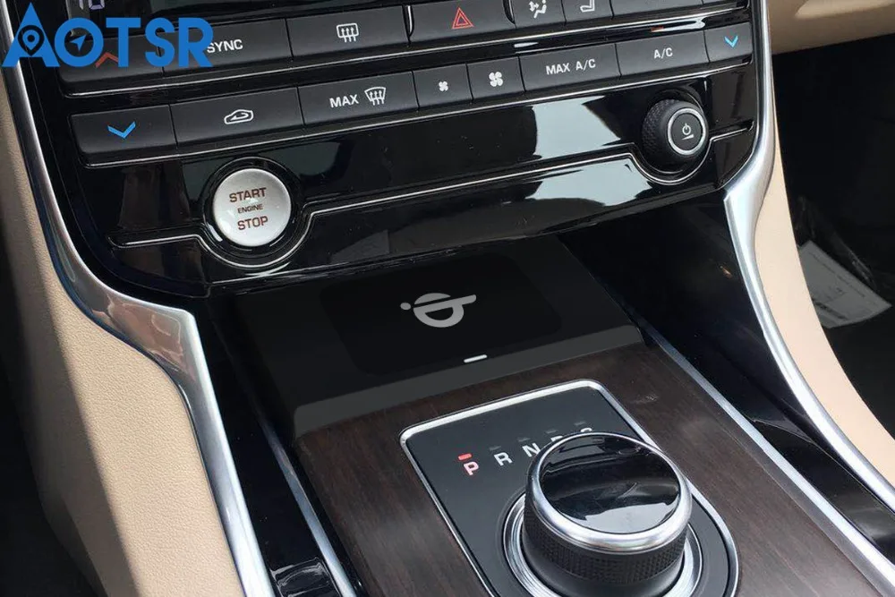 Автомобильное зарядное устройство Aotsr беспроводное для Jaguar XE/XF/XEL/XFL/2017 2019 быстрая