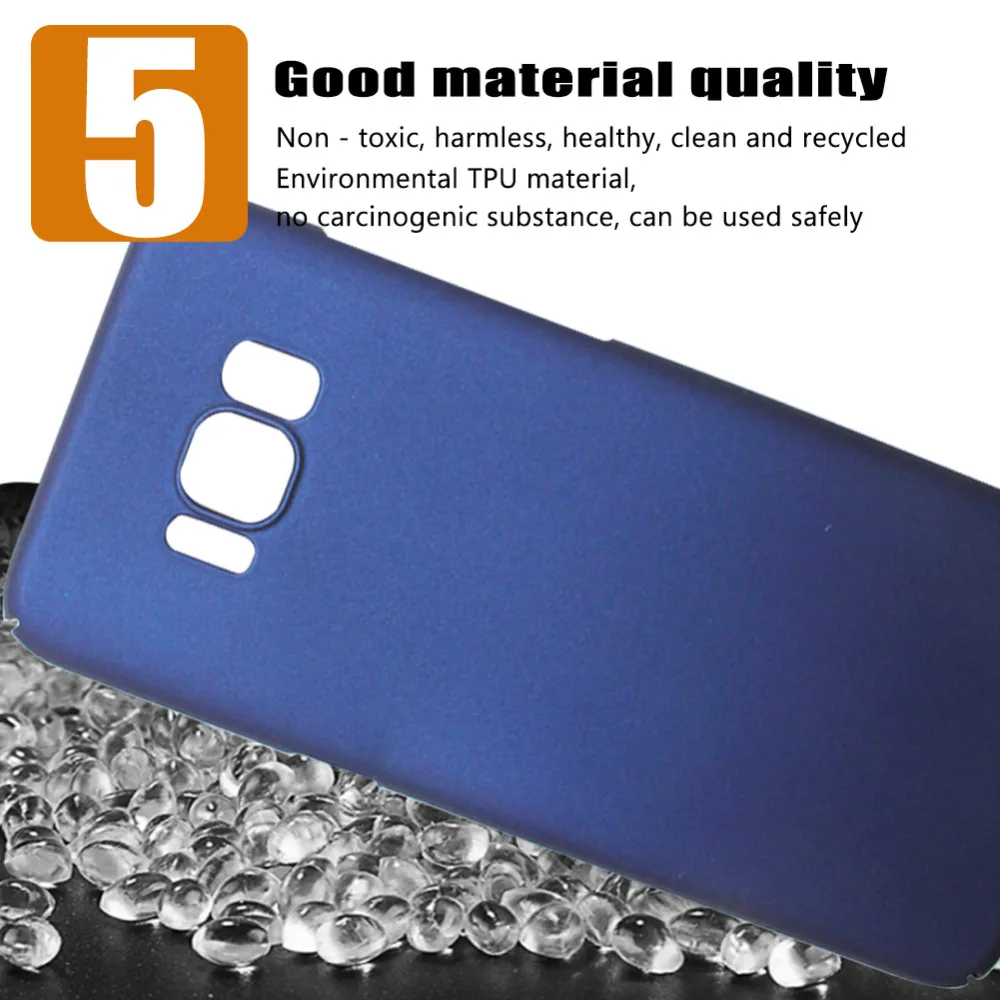 RUISIR ультра тонкий матовый Жесткий противоударный чехол для телефона samsung Galaxy