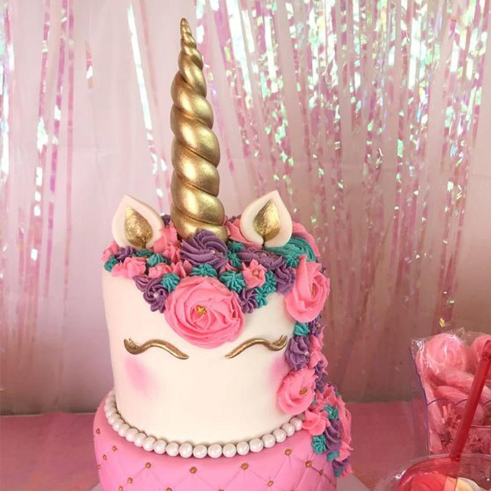 Йориу Единорог торт Топпер Единорог кекс топперы детский душ мальчик Единорог принадлежности для вечеринок детский день рождения украшения