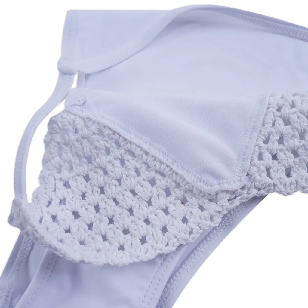 SAGACE комплект бикини ткань стиль сплошной цвет пляжный купальник морской