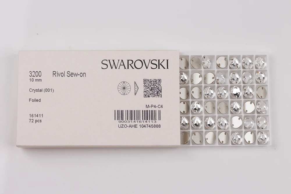 1 шт.) Кристалл от Swarovski 3200 Rivol Пришивные круглые стразы для украшения ювелирных изделий и одежды своими руками