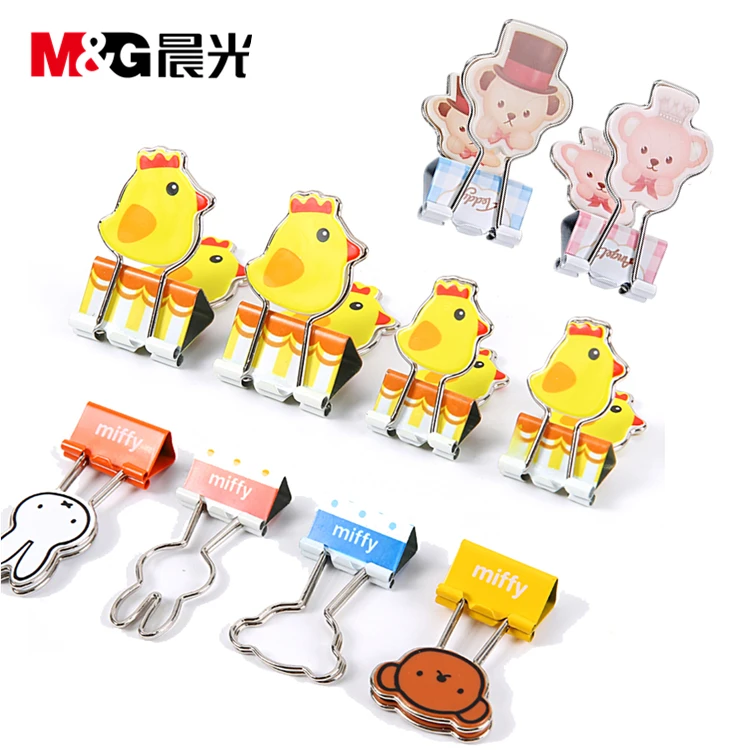 Набор милых мультяшных животных зажим для бумаг изысканный полый офисный
