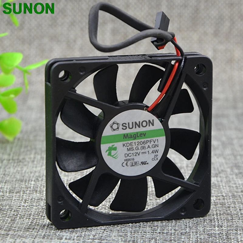 Вентилятор охлаждения CPU SUNON KDE1206PFV1 6010 12 в 1 4 Вт 6 см Ультра тихий|cpu cooling fan|cooling fancpu |