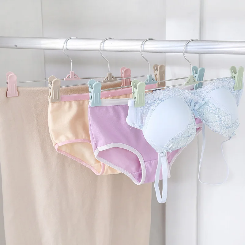 4 шт./компл. вешалка для нижнего белья зажимы практичная Бытовая одежды пальто