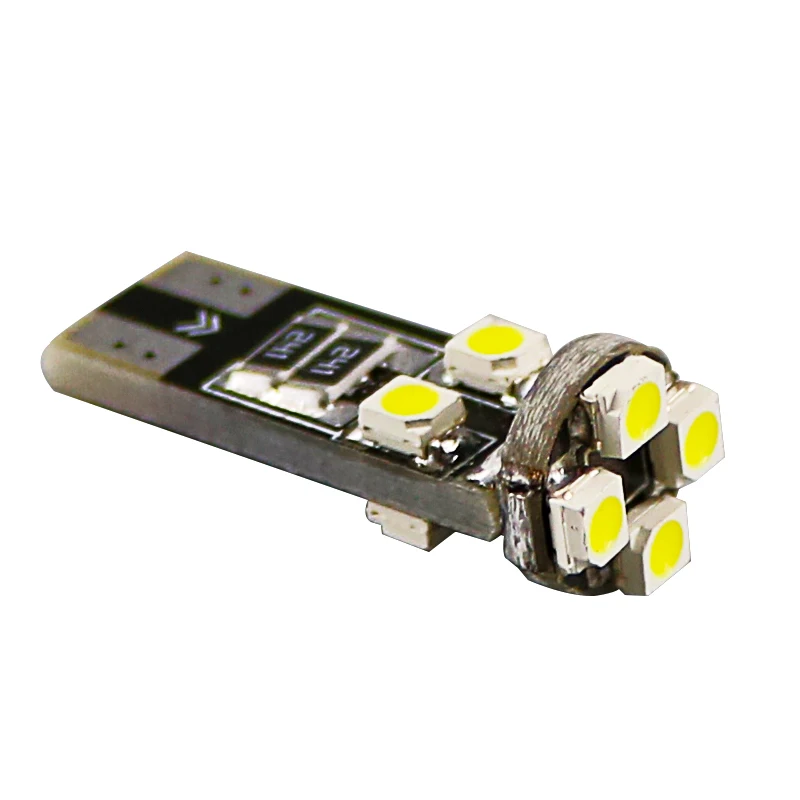 4 шт. автомобильные лампы hlxg T10 W5W 194 168 8 SMD 5050 с клиновидным цоколем для чтения