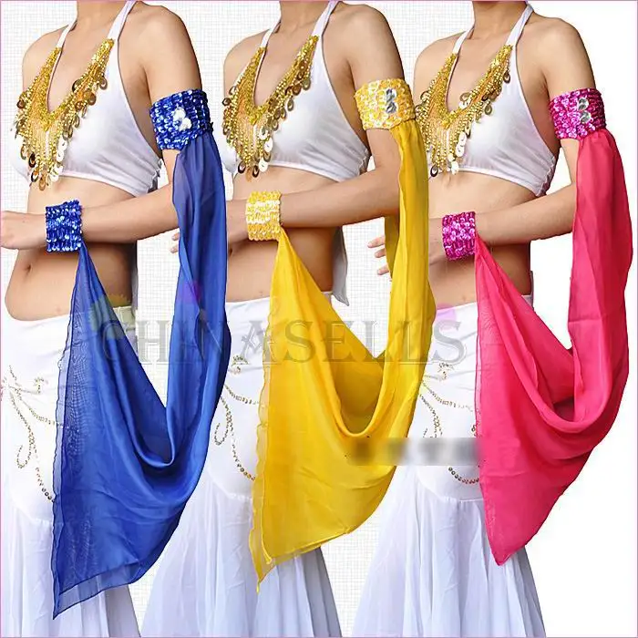 10pcs Indian dance Latin dance belly dance arm sleeve armband arm chain dance equipment cuff accessories